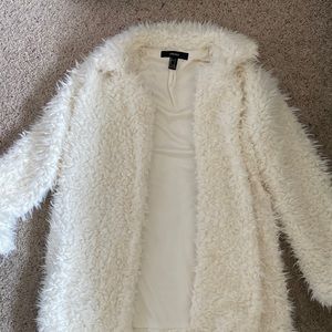 long fuzzy coat